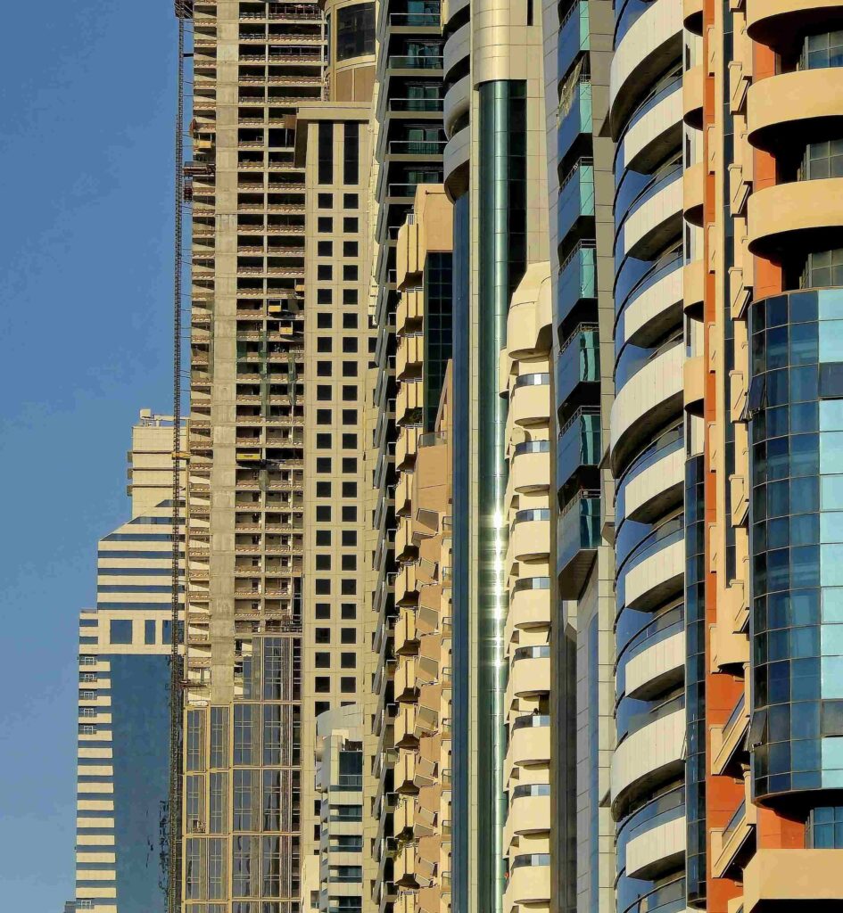 Mortgage Loan for Residences in UAE, Dubai buildings
